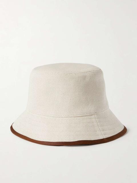 Printed cotton-canvas bucket hat