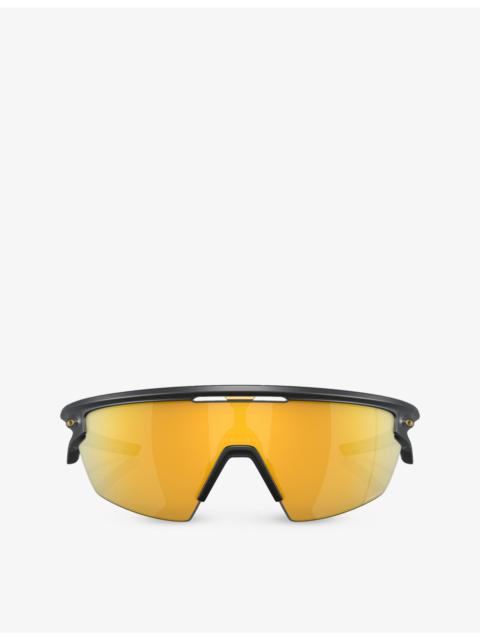 OAKLEY OO9403 Sphaera wrap-around acetate sunglasses