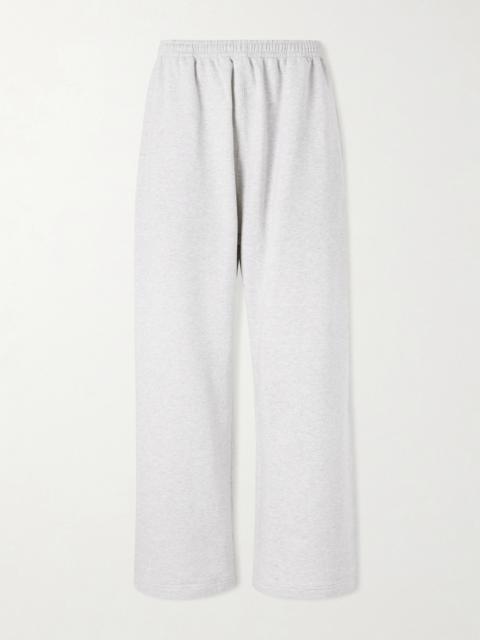 Acne Studios Prowser Oversized Wide-Leg Cotton-Blend Jersey Sweatpants