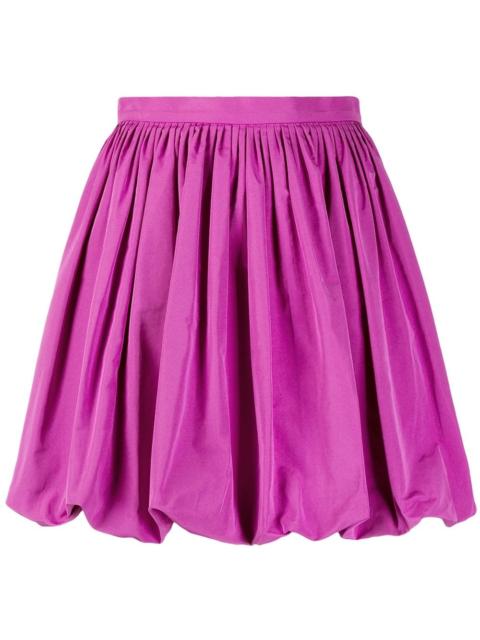 Valentino pleated bubble hem skirt