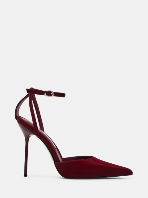 STEVE MADDEN MORRIE DARK CHERRY TECHNO FABRIC