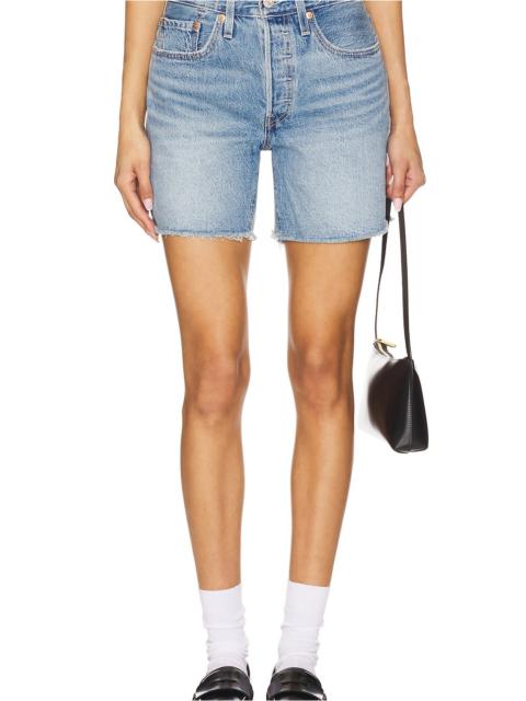 501 Mid Thigh Low Waist Short