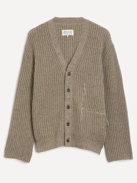 Maison Margiela Wool V-Neck Cardigan