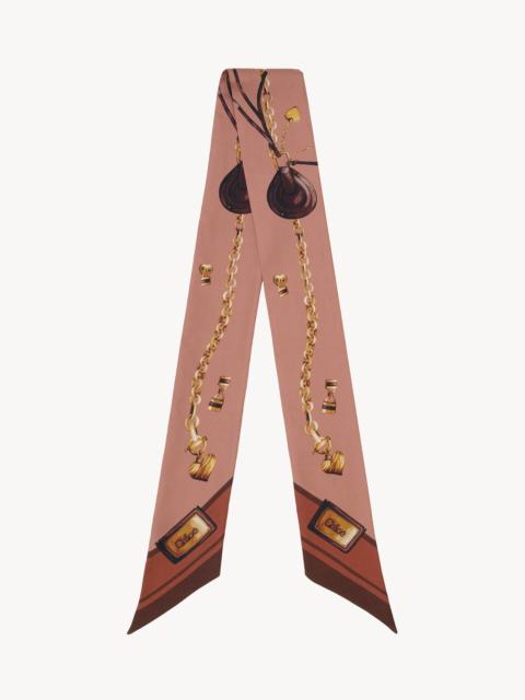 Chloé THE CHLOÉ PADDINGTON BANDEAU SCARF IN SILK TWILL