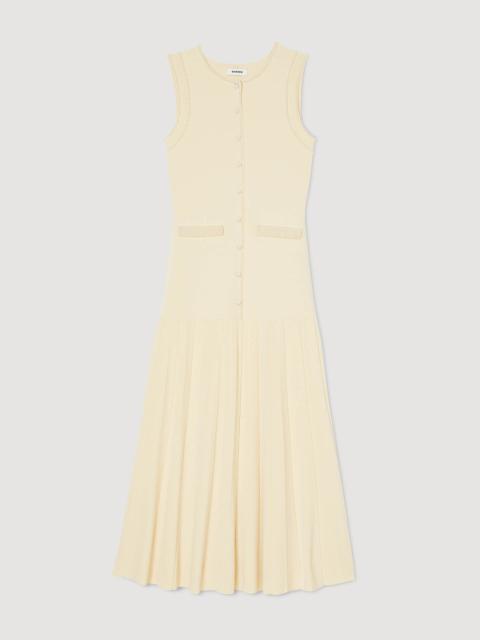 Sandro Pearl-Trim Midi Dress | harrods | REVERSIBLE