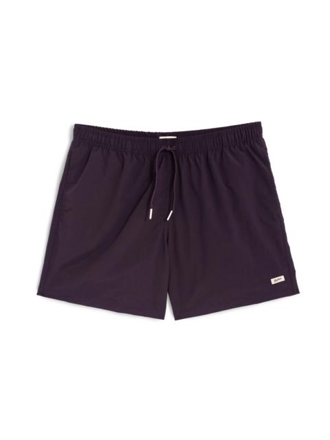 Bather Solid Plum Swim Trunk