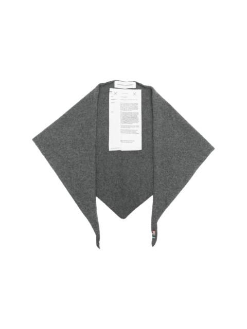 extreme cashmere knitted scarf