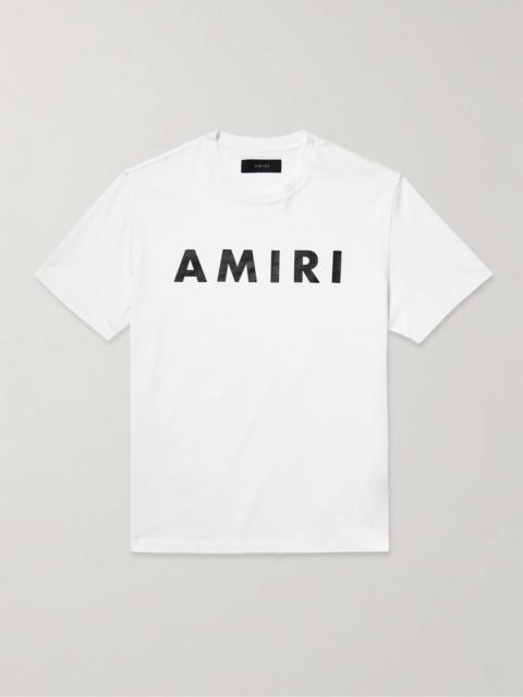 AMIRI Logo-Print Cotton-Jersey T-Shirt