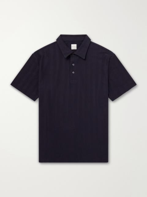 Paul Smith Organic Herringbone Cotton-Piqué Polo Shirt