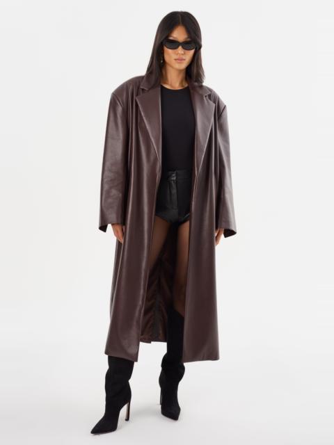 LAMARQUE JANELLE | Recycled Leather Coat