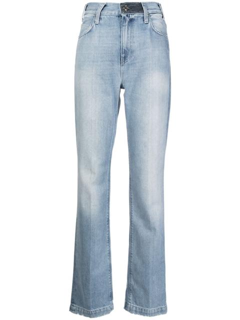 RTA faded straight-leg jeans