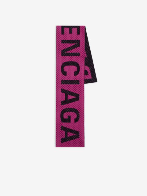 BALENCIAGA Giant Logo Scarf