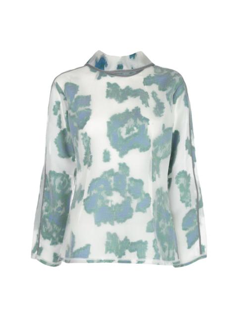 3.1 Phillip Lim Abstract Daisy-print top
