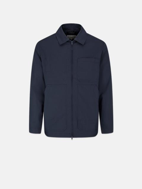 GLOVERALL Men’s Renewed Works Zip Jacket Navy
