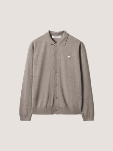 Maison Kitsuné PROFILE FOX COMFORT POLO CARDIGAN