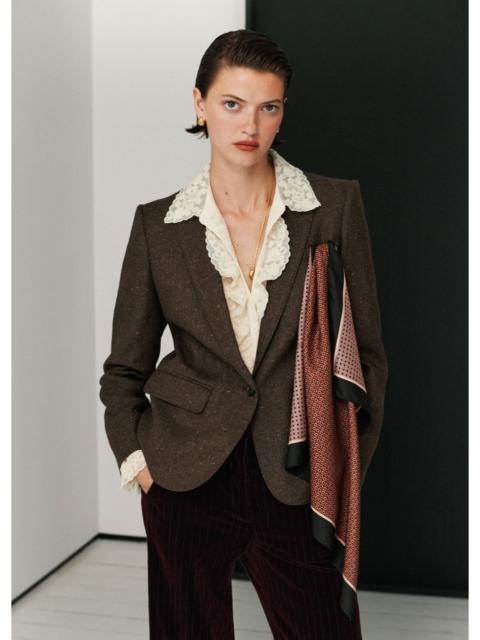 ME+EM Sharp Shoulder Short Blazer