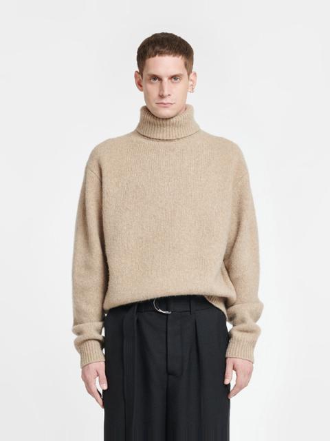 Brushed Merino Turtleneck Sweater