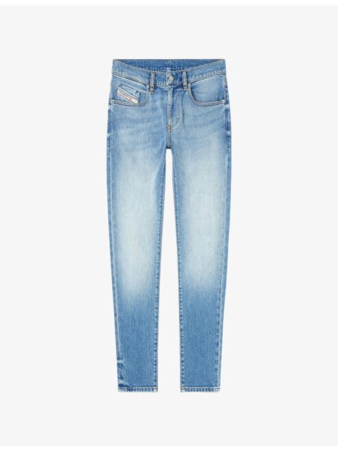 Diesel 2019 D-Strukt 0adbk Slim-Leg Denim Jeans