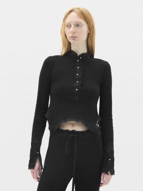 Ann Demeulemeester Nancine Serafino Cropped Top