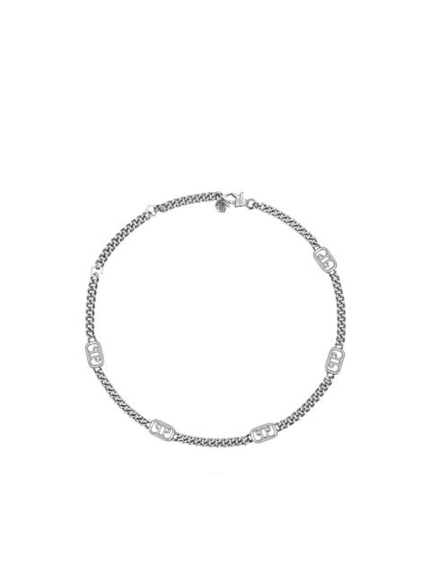 PHILIPP PLEIN Lettering logo-chain necklace