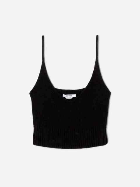 RE/DONE Millie Cami - Black