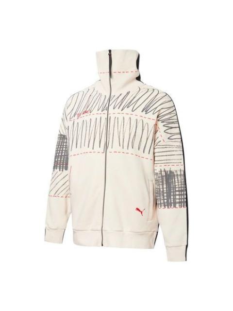 PUMA PUMA X Michael Lau Two Face FZ Track Jacket 'Beige' 530355-75