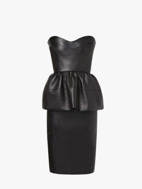 FENDI Dress Black nappa leather dress