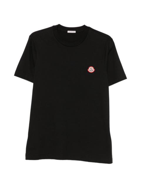 Moncler Moncler Logo-patch Crew-neck T-shirt