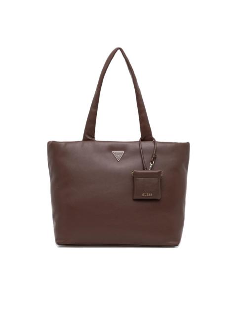 GUESS USA Sunetra triangle-logo shoulder bag