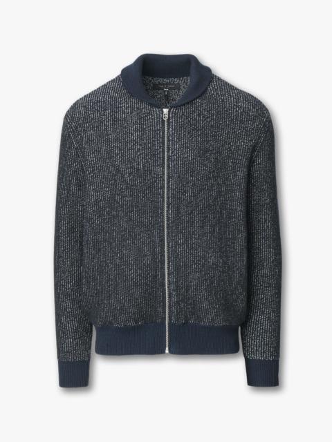 rag & bone Simon Full-Zip Bomber Sweater