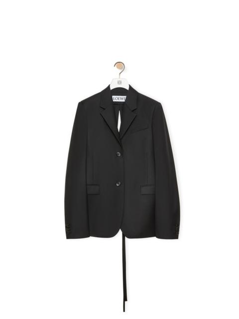 Loewe Tailored jacket in wool twill