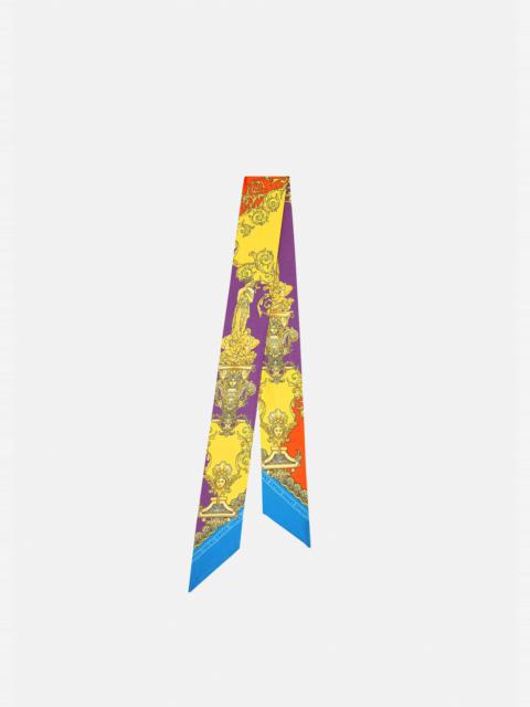 VERSACE Barocco Goddess Silk Scarf Tie
