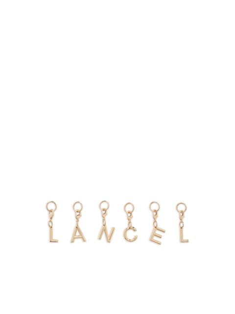LANCEL letter-charm set