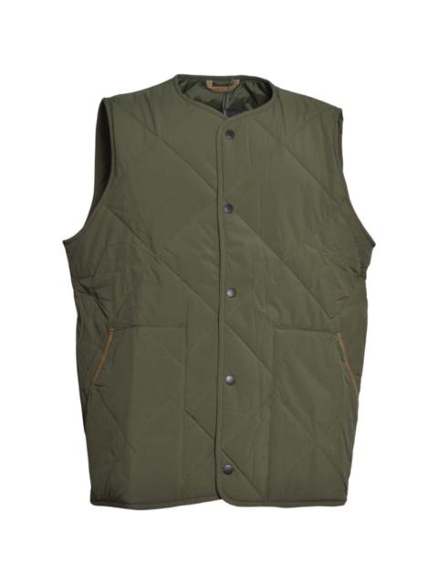 Barbour quilted buttoned gilet