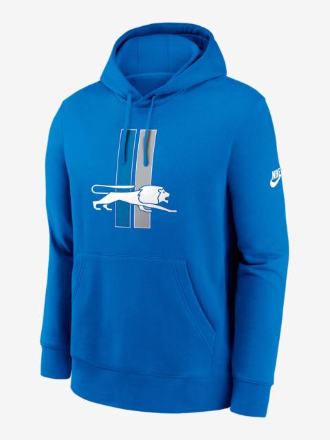 Nike Detroit Lions Club Logo Men's Nike NFL Pullover Hoodie