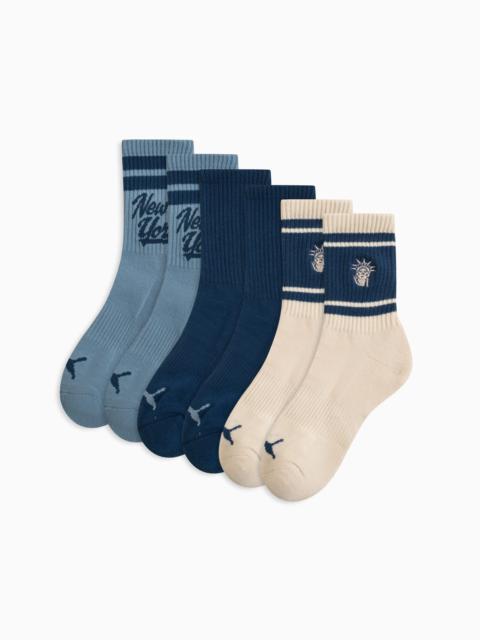 PUMA NYC Women's Low Crew Socks (3 Pairs)