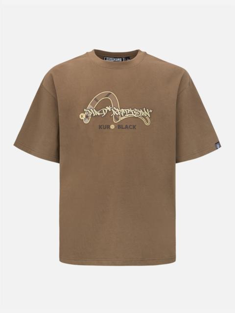 EVISU Plaid Flannel Seagull T-shirt