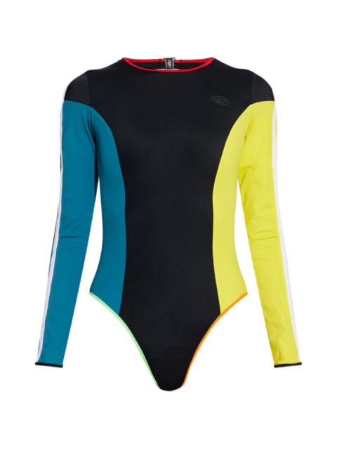 Diesel Livia-D-Pop colourblock swimsuit