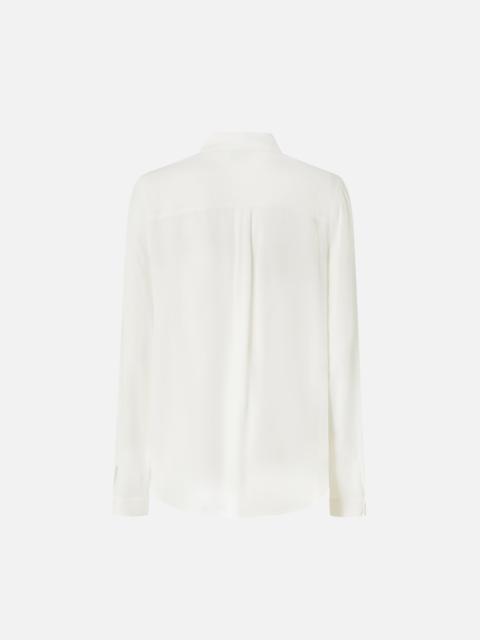 PINKO SHIRT IN SILK-BLEND CREPE DE CHINE