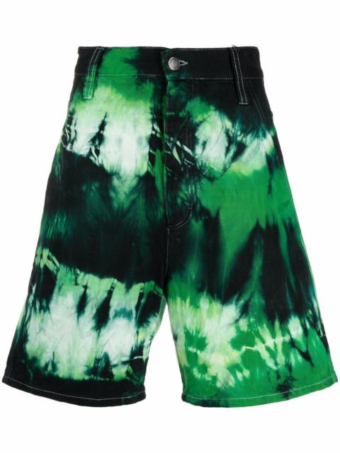 AMI Paris Alex fit tie-dye shorts
