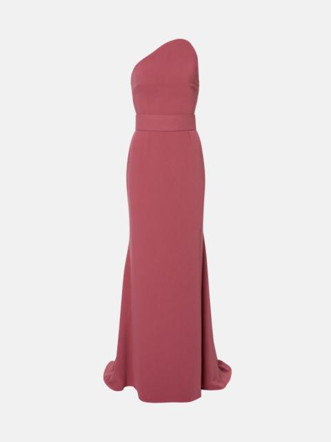 SOLACE LONDON Seraphina one-shoulder gown