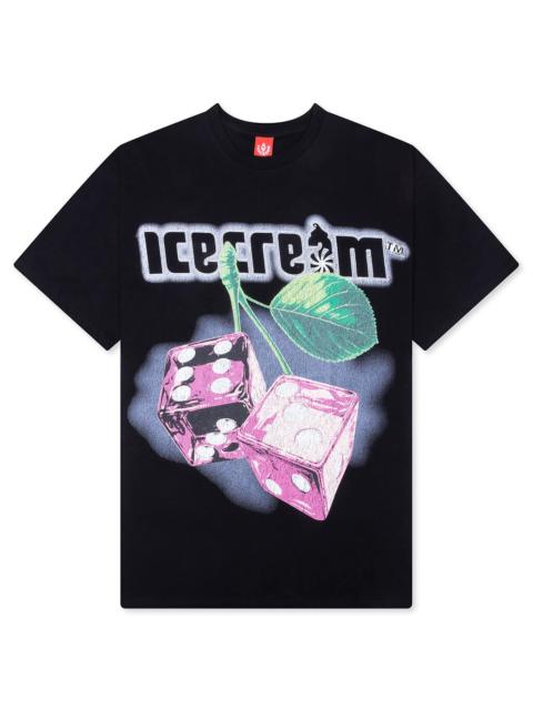 ICECREAM CHERRIES S/S TEE - BLACK