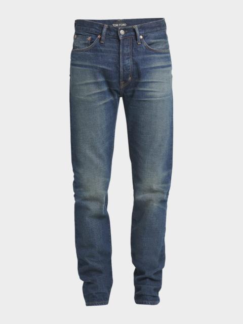TOM FORD Men's Selvedge Denim Slim-Leg Jeans