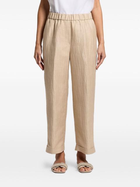 PESERICO wet-effect trousers