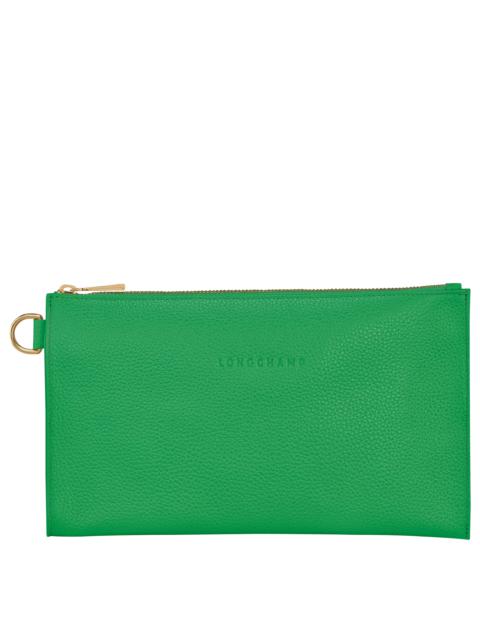 Épure Phone case with leather lace Green - Leather (34193HYZ129)