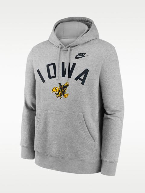 Nike Iowa Legacy Arch Club Men's Nike College Pullover Hoodie