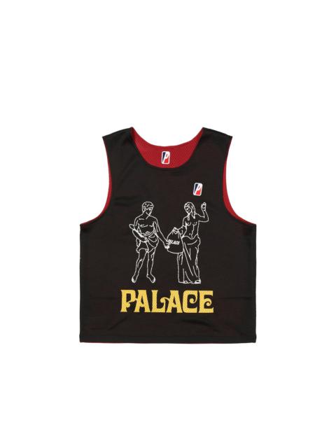 PALACE MESH PRACTICE VEST BLACK / RED