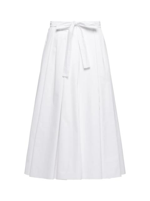 Prada Poplin skirt