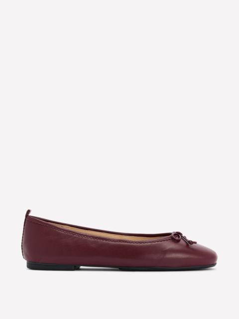 BODEN Kitty Flexi Sole Ballet Flats-Oxblood