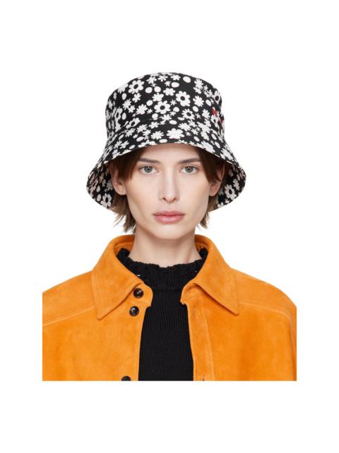 Marni Black & White Pop Fields Bucket Hat